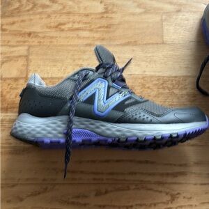 New Balance Gray and Lavender Athletic Shoes